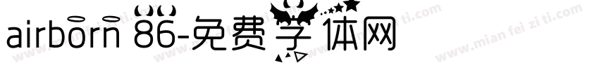airborn 86字体转换